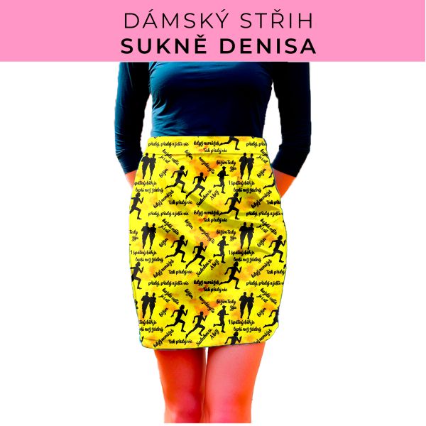 Dámský střih - Dámská sukně Denisa