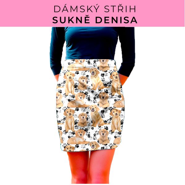 Dámský střih - Dámská sukně Denisa