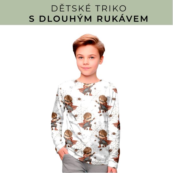 DĚTSKÝ střih - triko dlouhý rukáv