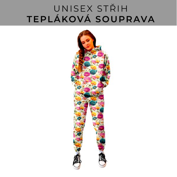 DÁMSKÝ střih - SET mikina a tepláky 