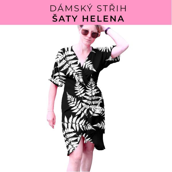 Dámský střih na šaty  Helena