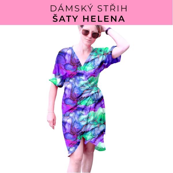 Dámský střih na šaty  Helena