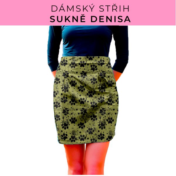 Dámský střih - Dámská sukně Denisa