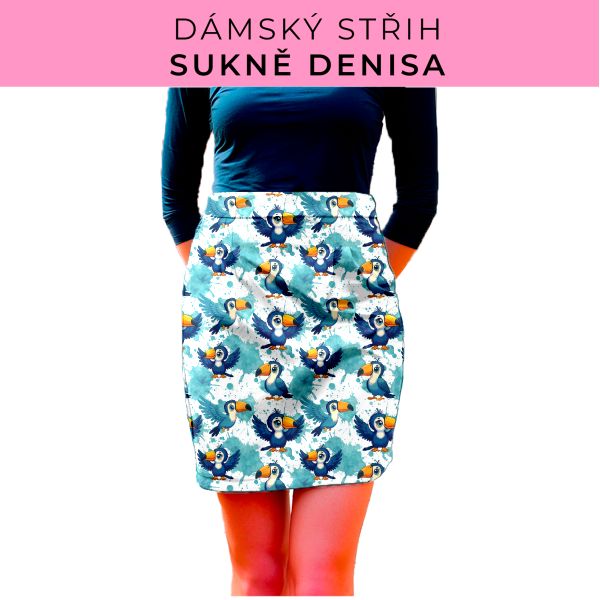 Dámský střih - Dámská sukně Denisa