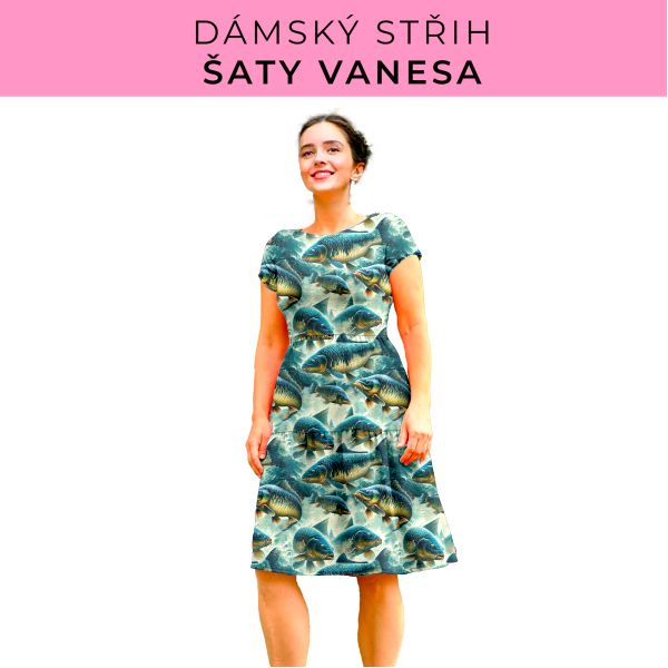 Dámský střih šaty Vanesa