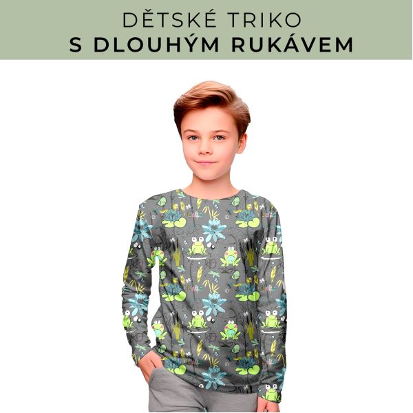 DĚTSKÝ střih - triko dlouhý rukáv