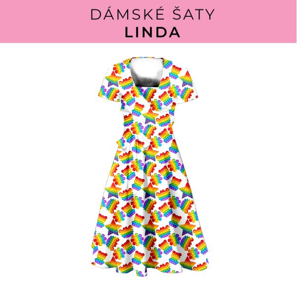 DÁMSKÝ střih - šaty Linda