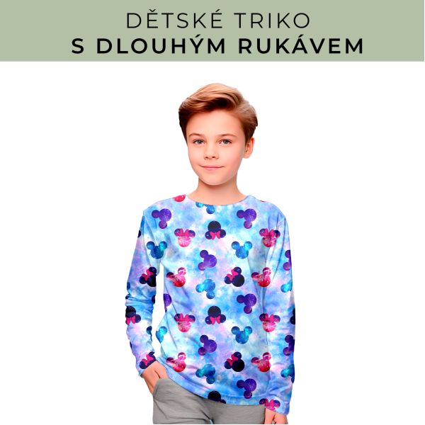 DĚTSKÝ střih - triko dlouhý rukáv