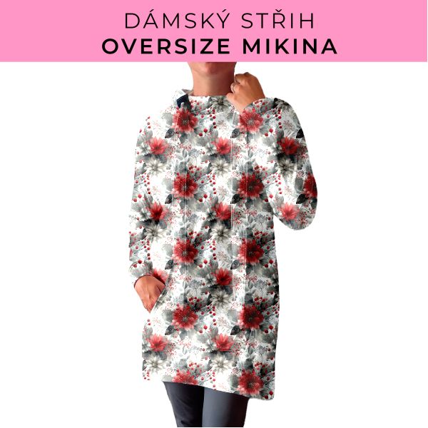 DÁMSKÝ střih - Oversize mikina