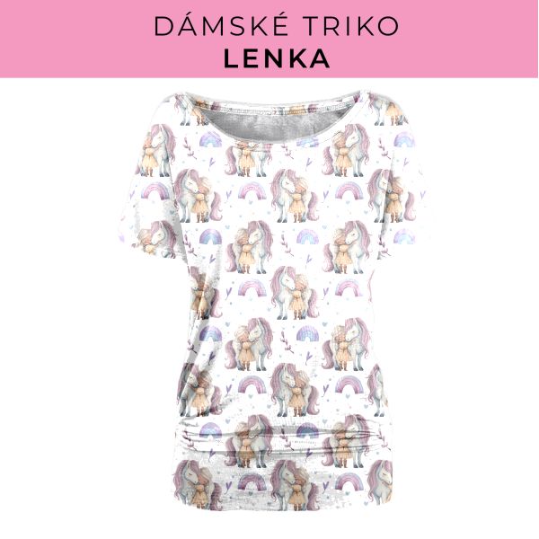 DÁMSKÝ střih - Triko Lenka
