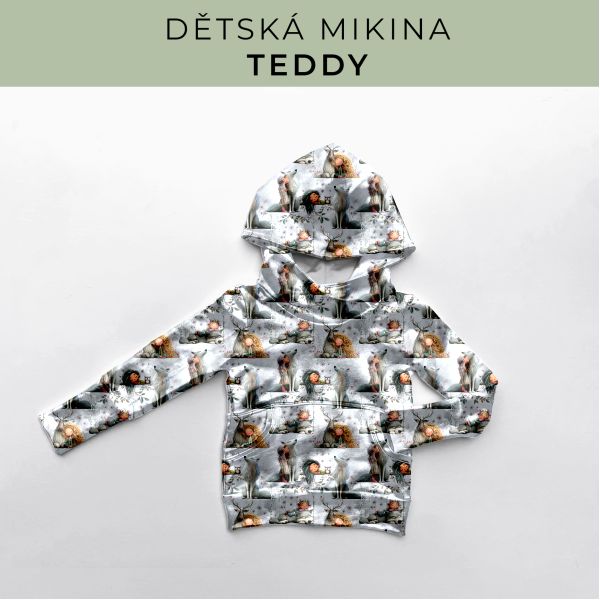 DĚTSKÝ střih - Mikina Teddy