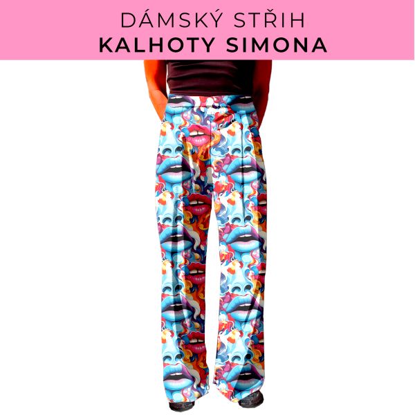Dámský střih - kalhoty Simona