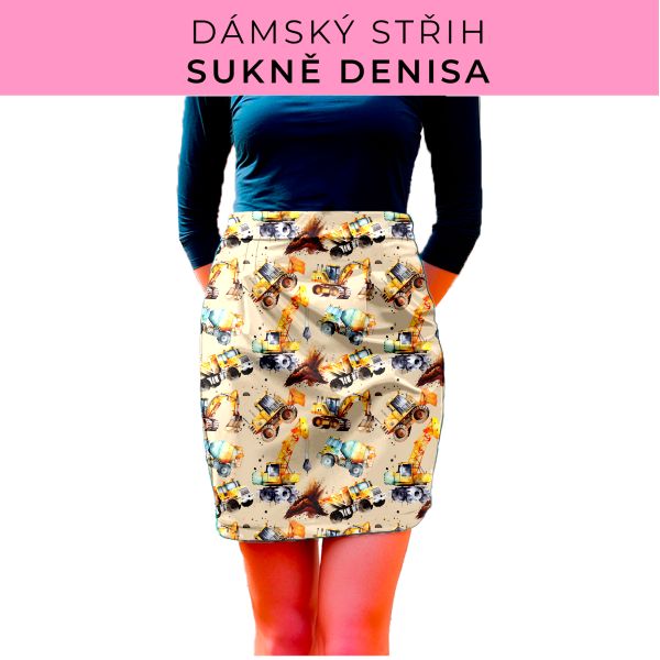 Dámský střih - Dámská sukně Denisa