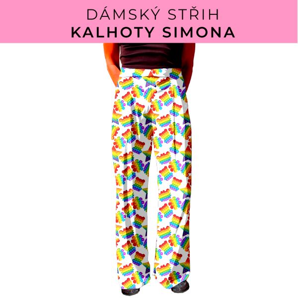 Dámský střih - kalhoty Simona