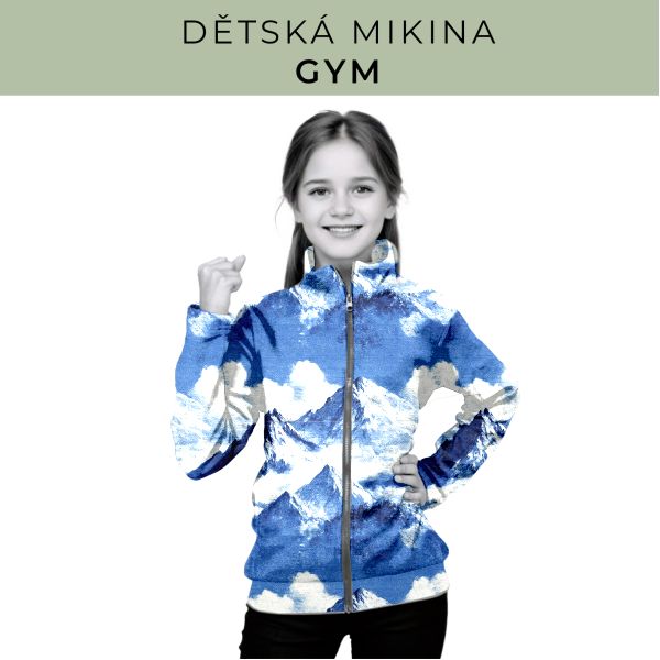 Dětská střih - mikina GYM