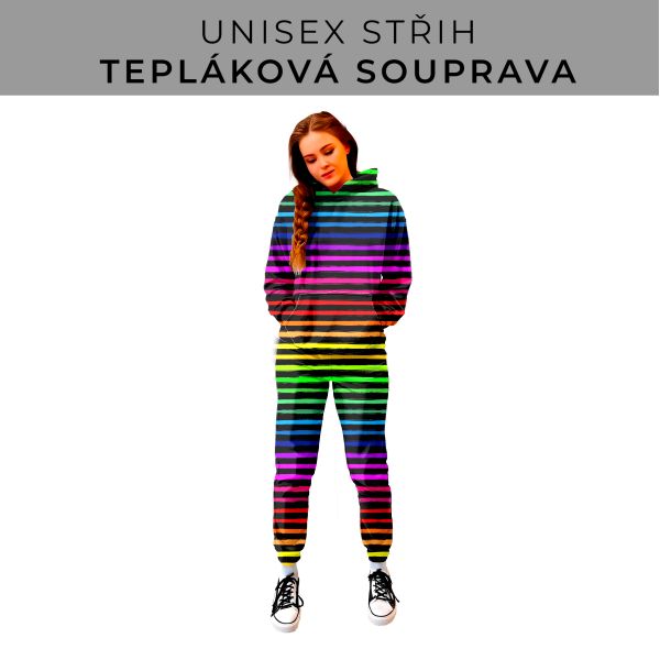 DÁMSKÝ střih - SET mikina a tepláky 