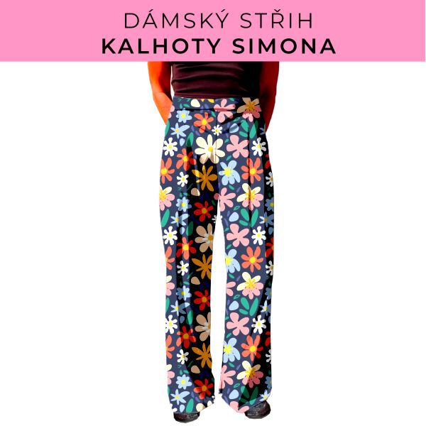 Dámský střih - kalhoty Simona