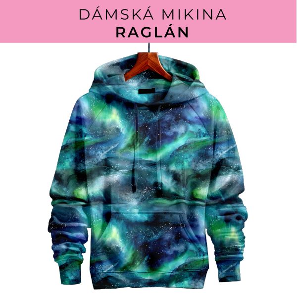 DÁMSKÝ střih - mikina raglán