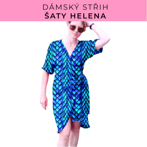Dámský střih na šaty  Helena