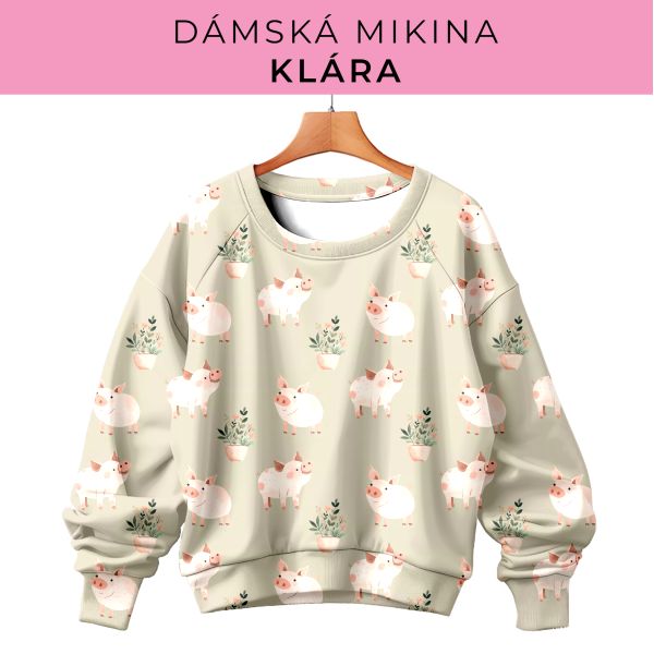DÁMSKÝ střih - mikina Klára
