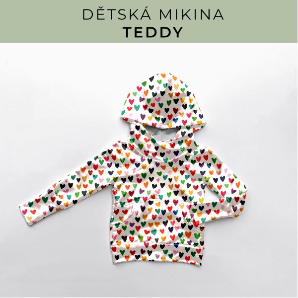 DĚTSKÝ střih - Mikina Teddy