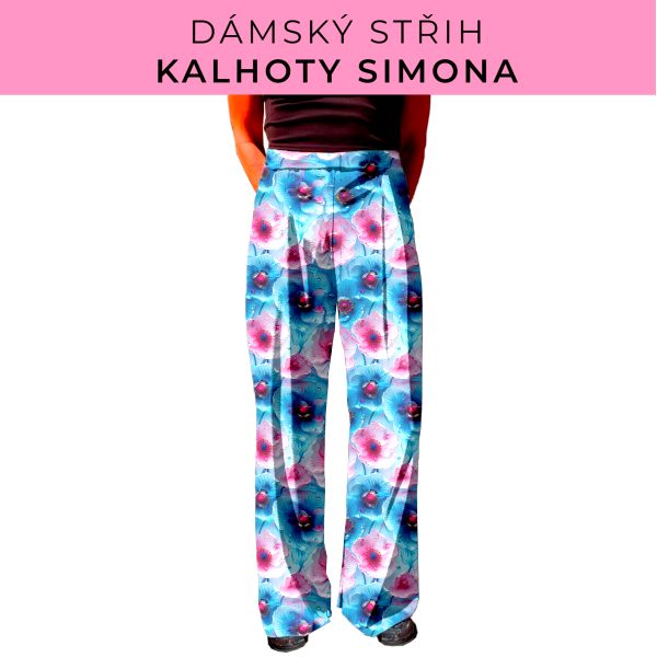 Dámský střih - kalhoty Simona
