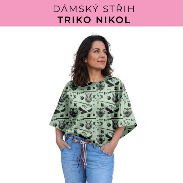 Dámský střih -  triko Nikol
