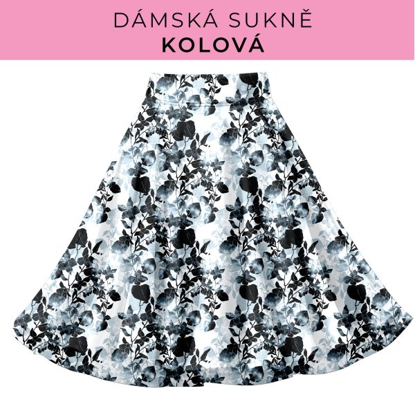 DÁMSKÝ střih - Kolová sukně