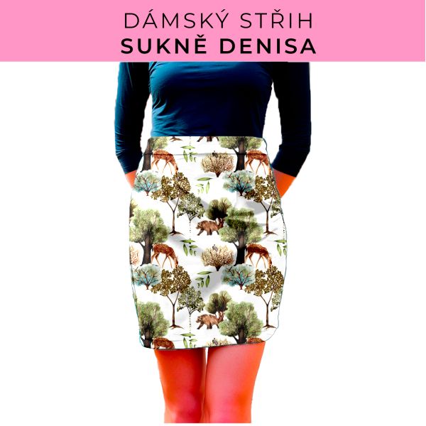 Dámský střih - Dámská sukně Denisa
