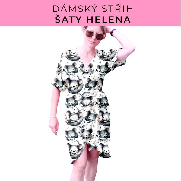 Dámský střih na šaty  Helena