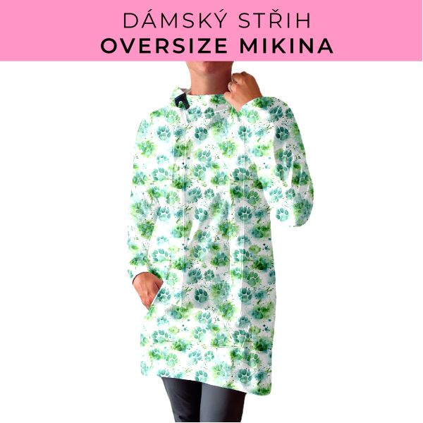 DÁMSKÝ střih - Oversize mikina