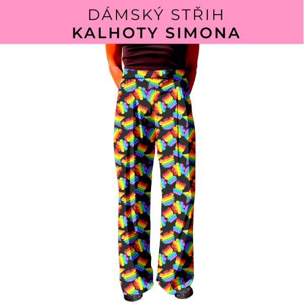 Dámský střih - kalhoty Simona