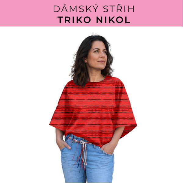 Dámský střih -  triko Nikol