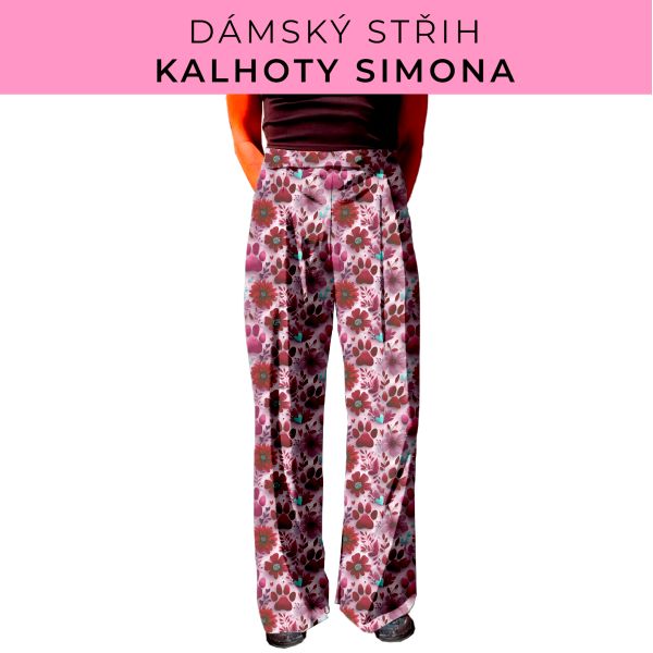 Dámský střih - kalhoty Simona