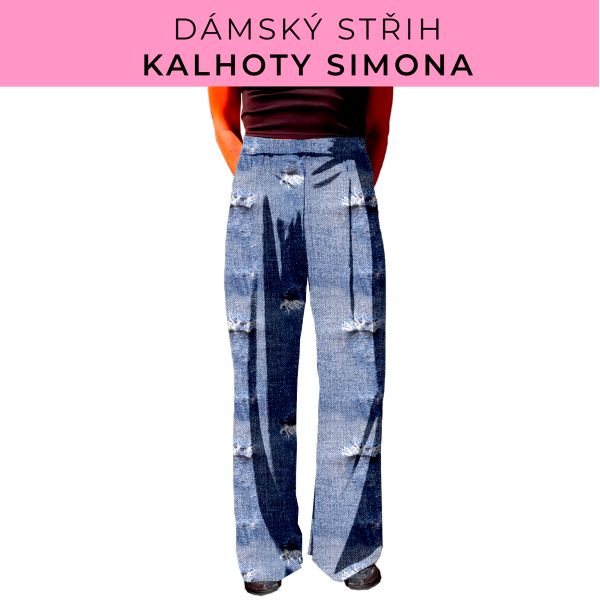 Dámský střih - kalhoty Simona