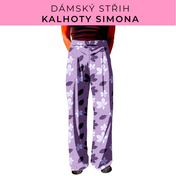 Dámský střih - kalhoty Simona