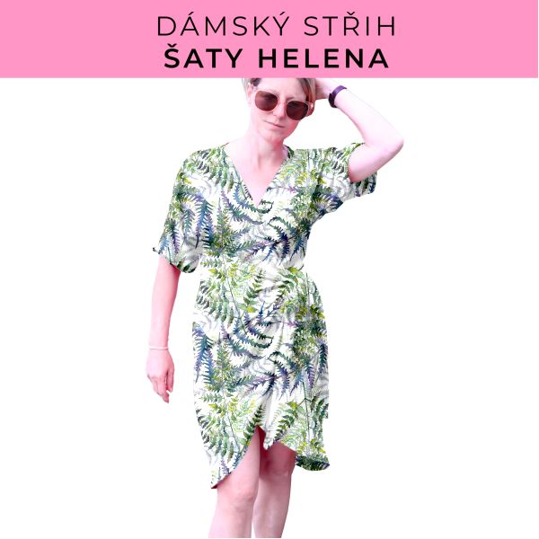 Dámský střih na šaty  Helena