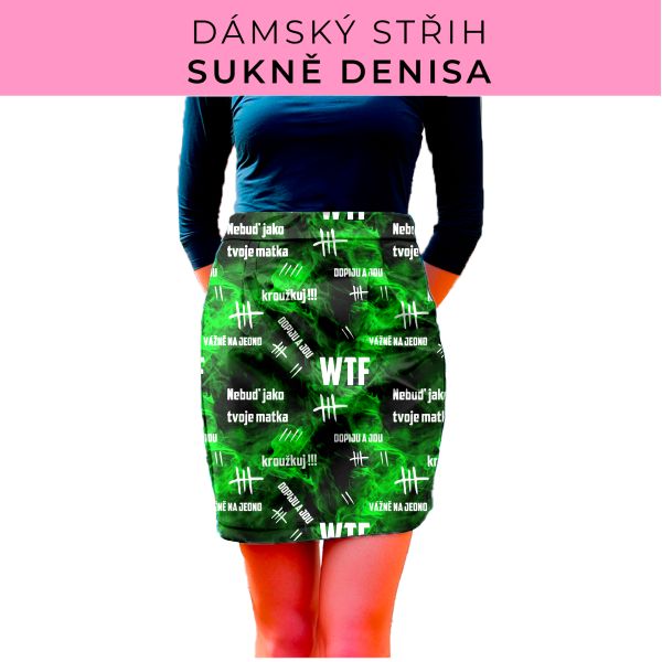 Dámský střih - Dámská sukně Denisa