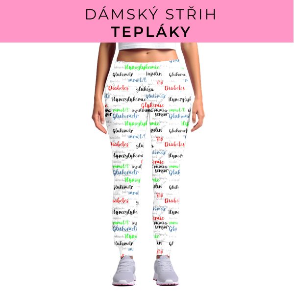 DÁMSKÝ střih - tepláky