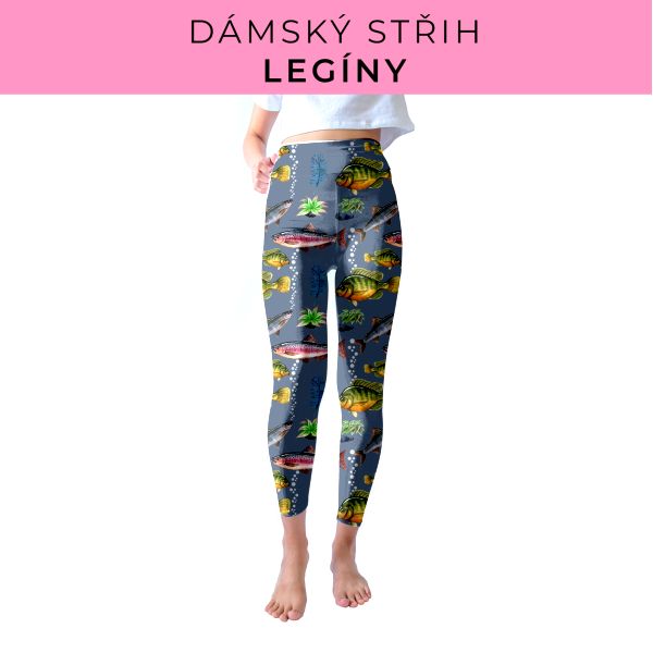 DÁMSKÝ střih - legíny SPORT - SLIM FIT