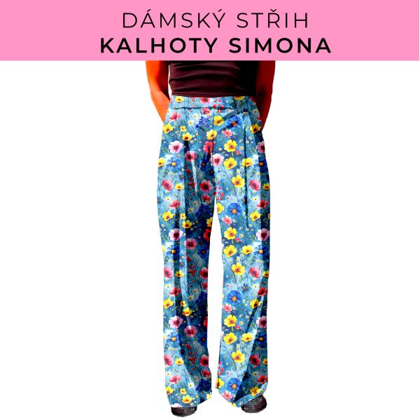 Dámský střih - kalhoty Simona