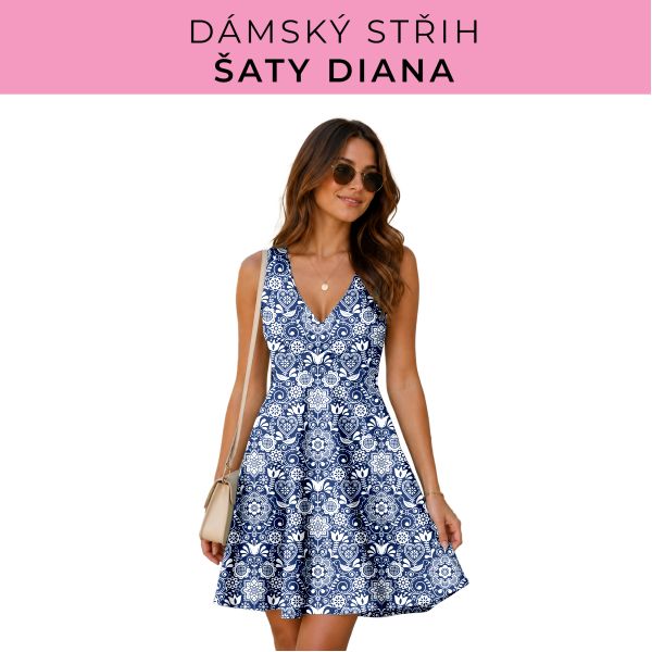 Dámský střih - šaty Diana