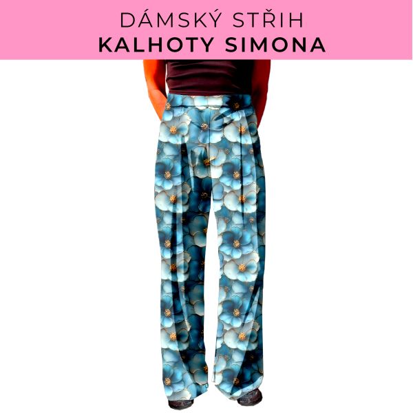 Dámský střih - kalhoty Simona