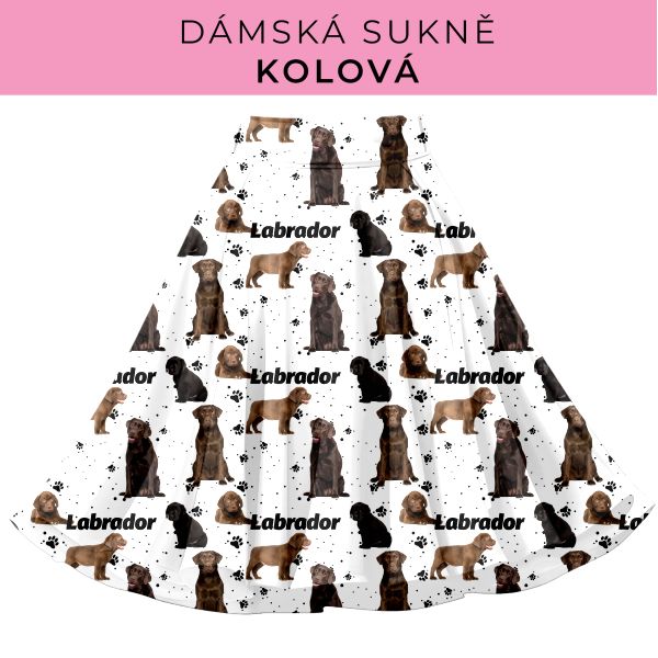 DÁMSKÝ střih - Kolová sukně