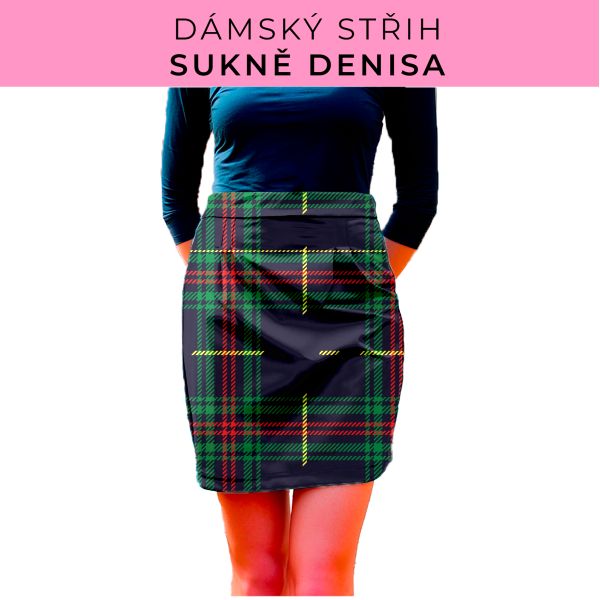 Dámský střih - Dámská sukně Denisa