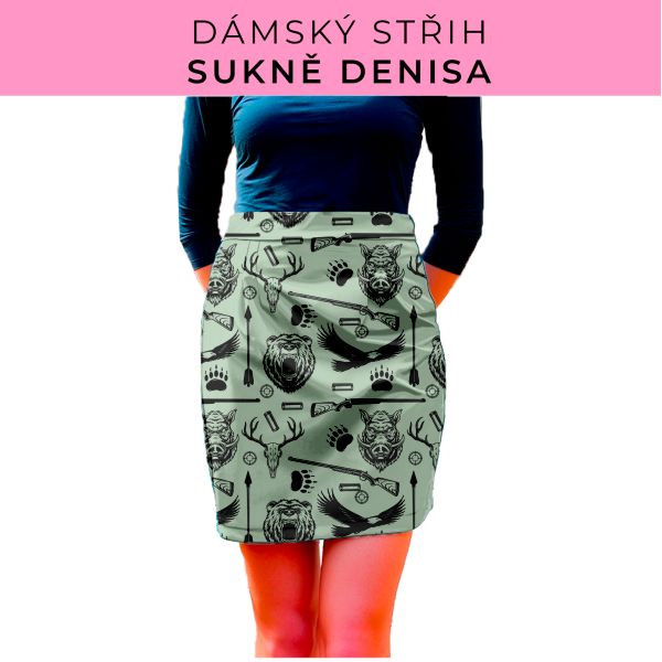 Dámský střih - Dámská sukně Denisa
