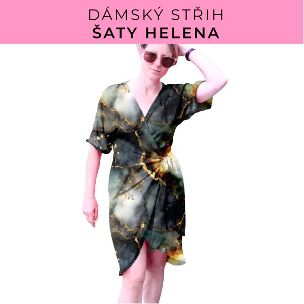 Dámský střih na šaty  Helena