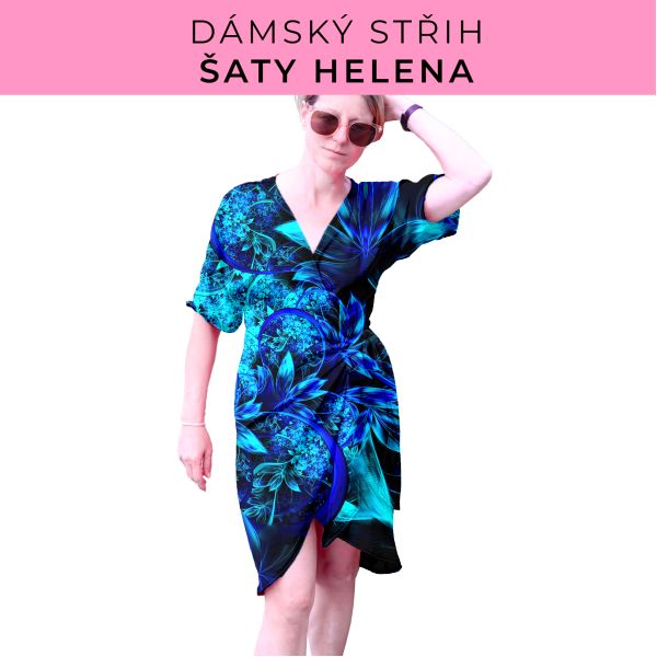 Dámský střih na šaty  Helena