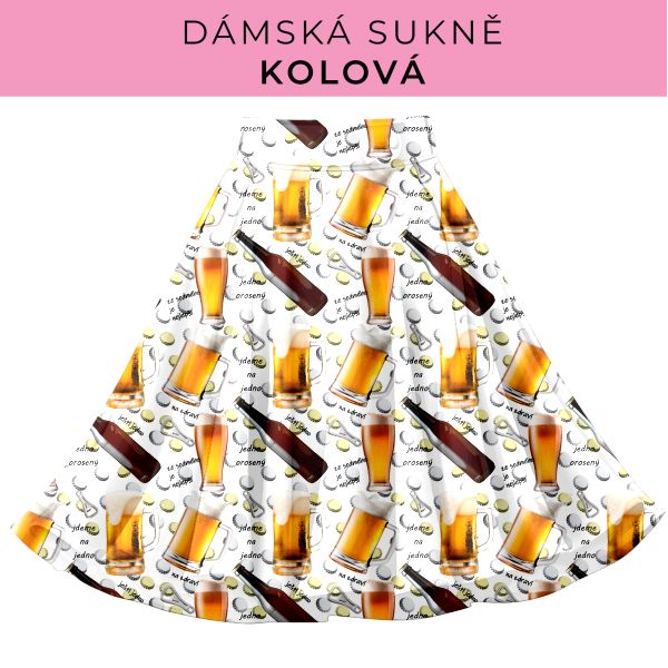 DÁMSKÝ střih - Kolová sukně