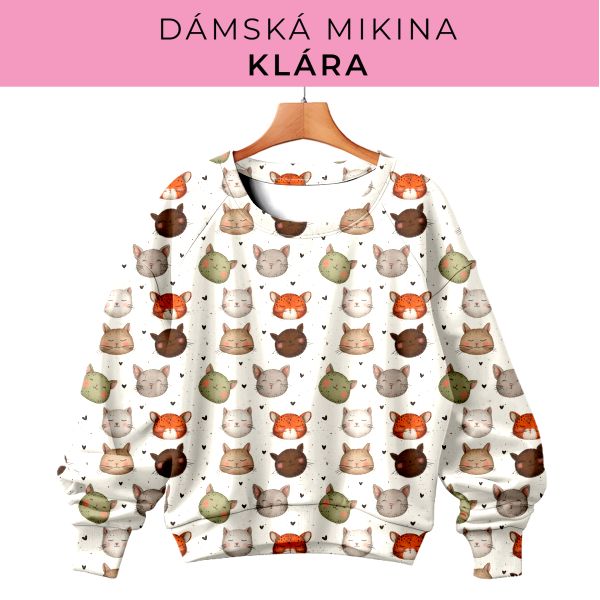 DÁMSKÝ střih - mikina Klára